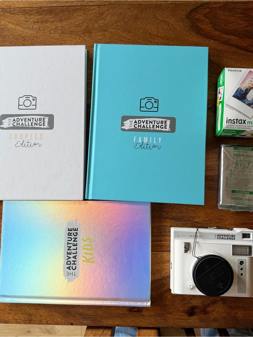 Adventure Challenge Book Lot Activity Picture Family Couples Kids Memory Camera